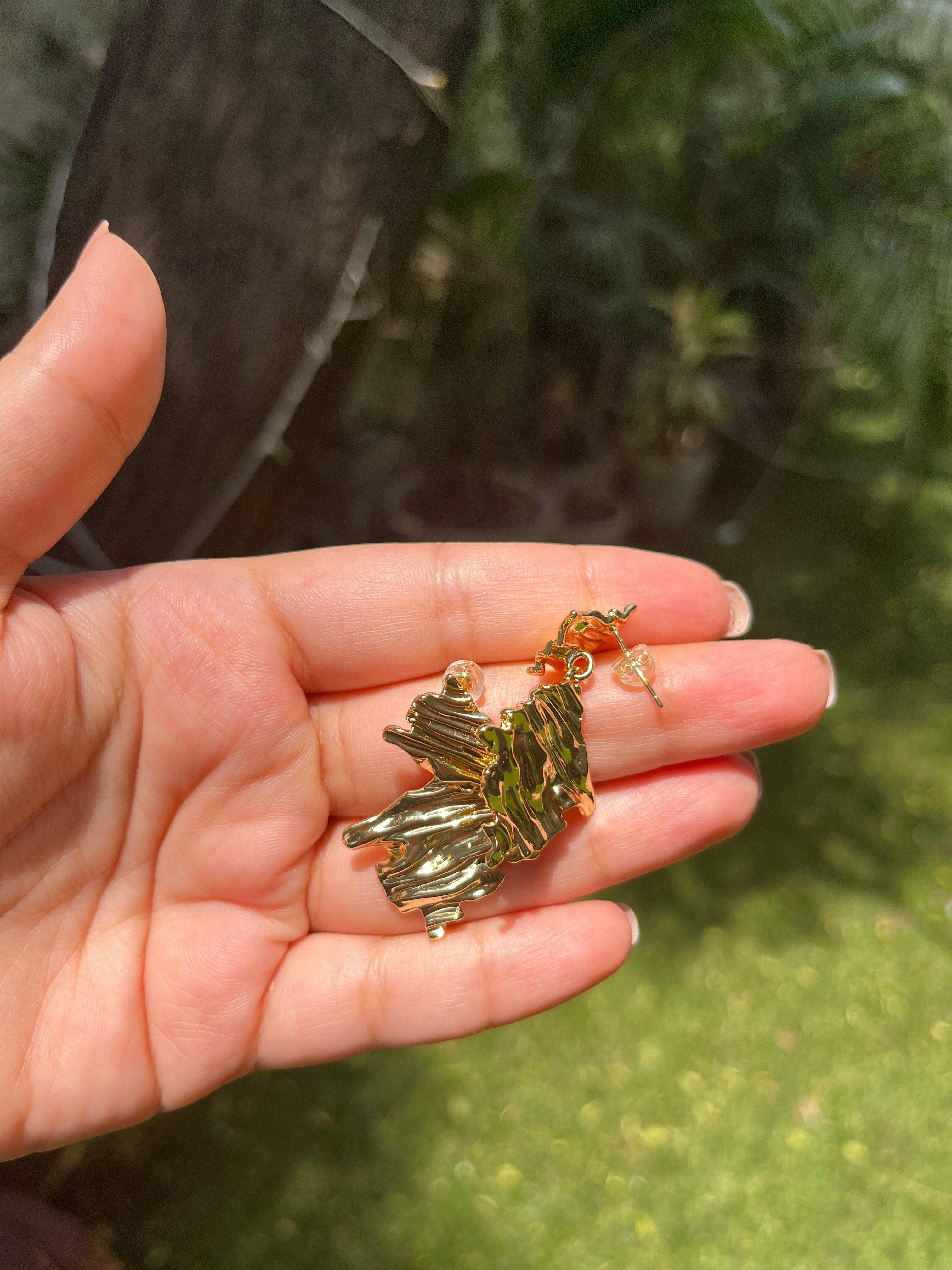Flakes Earrings - Zevar King