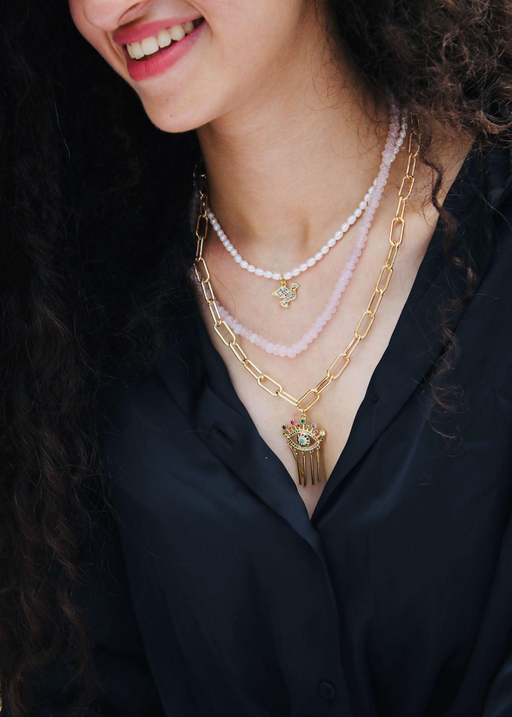 Florence Layered Necklace - Zevar King