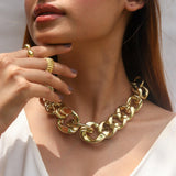 Helios Link Chain Necklace - Zevar King