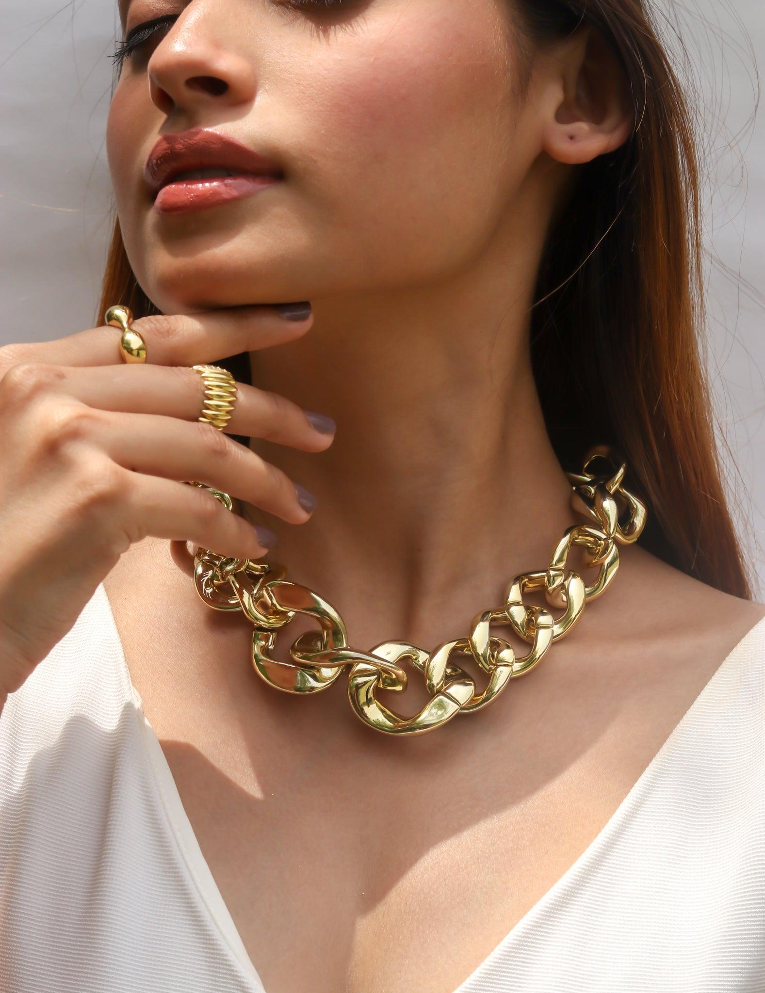 Helios Link Chain Necklace - Zevar King