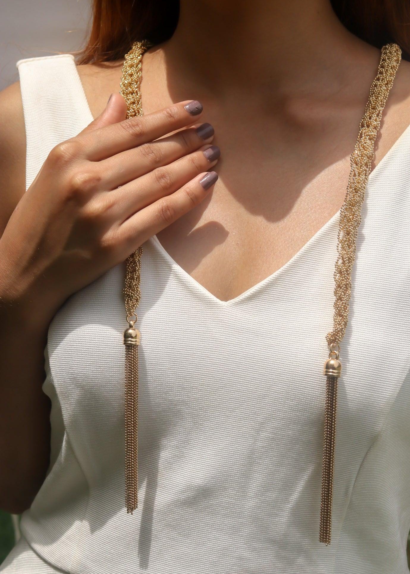 Hera Scarf Necklace - Zevar King