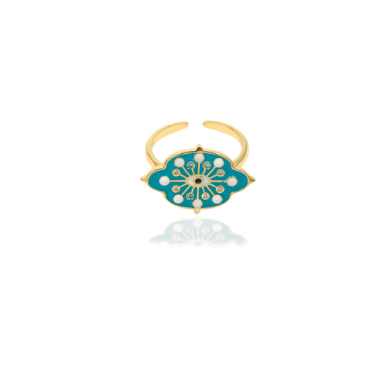 Pop Eye Enamel Rings - Zevar King