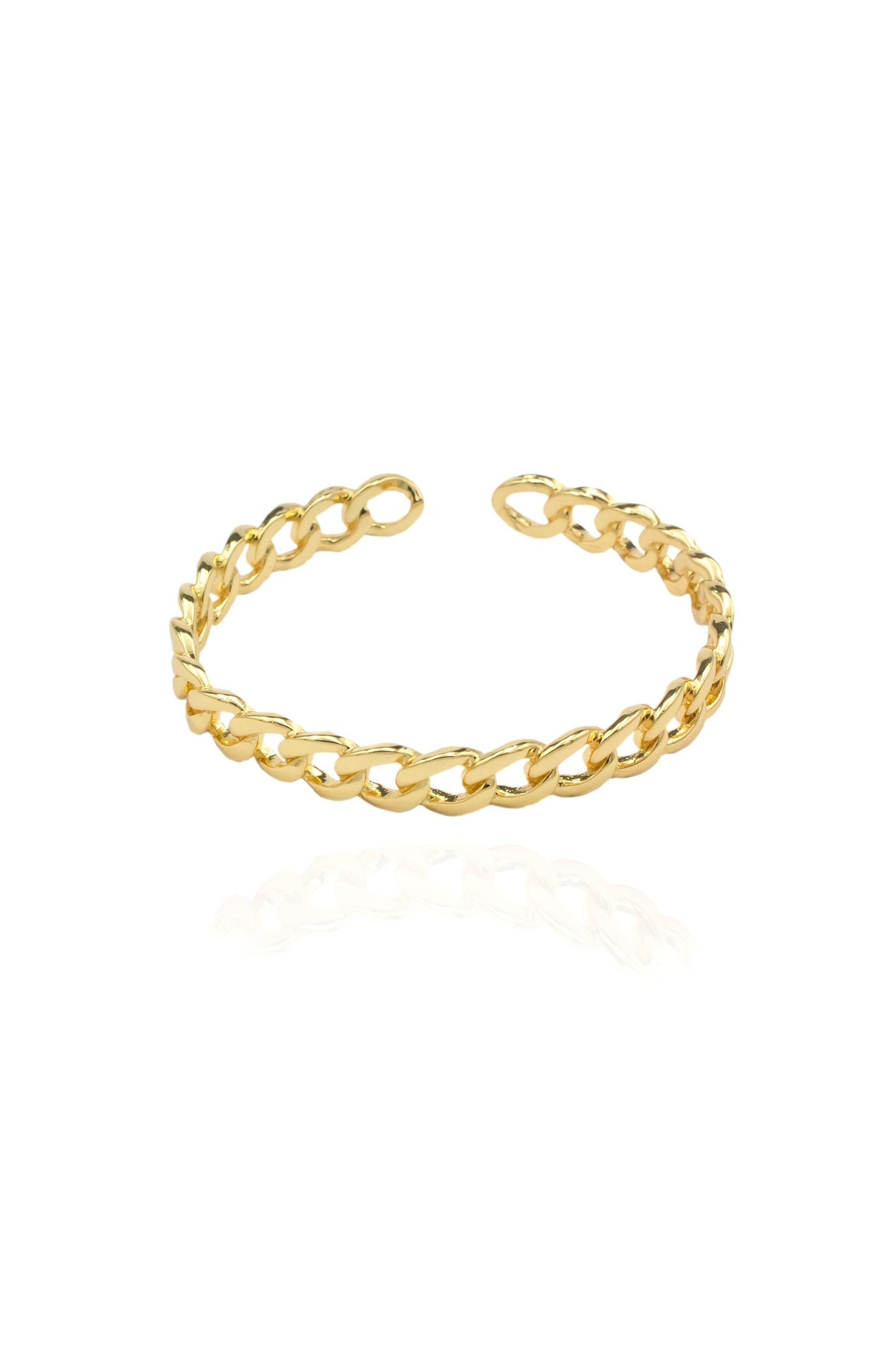 Gold Link Bracelet - Zevar King