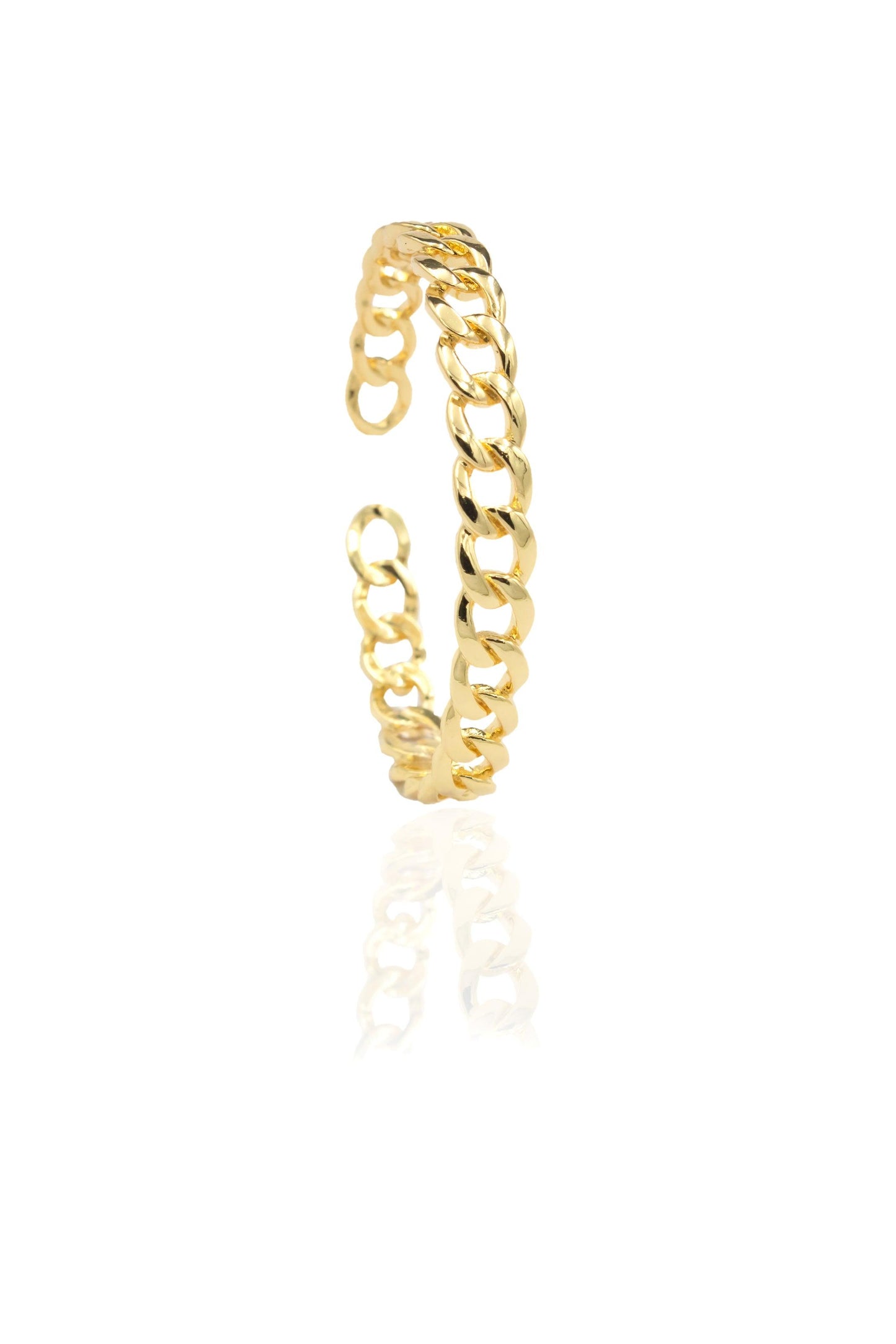 Gold Link Bracelet - Zevar King