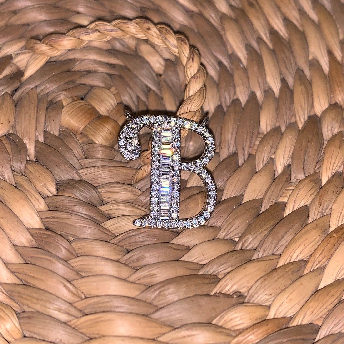 Silver Beget Initial Necklace - Zevar King
