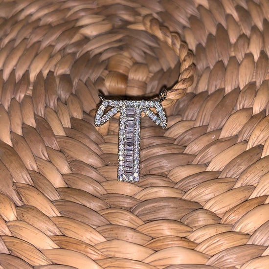 Silver Beget Initial Necklace - Zevar King