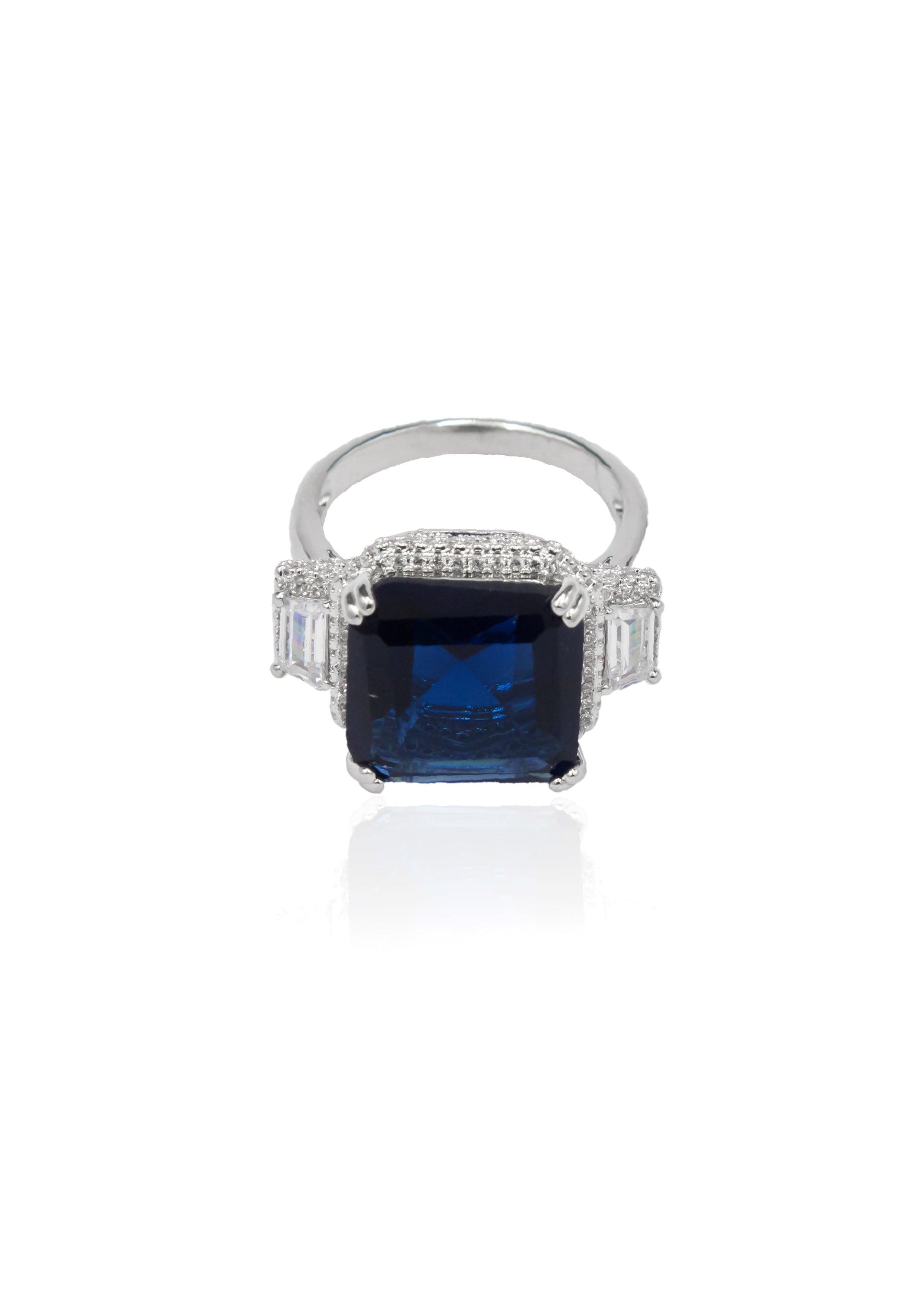 Princess Cut Cocktail Ring - Zevar King