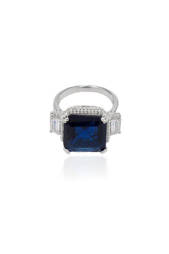 Princess Cut Cocktail Ring - Zevar King