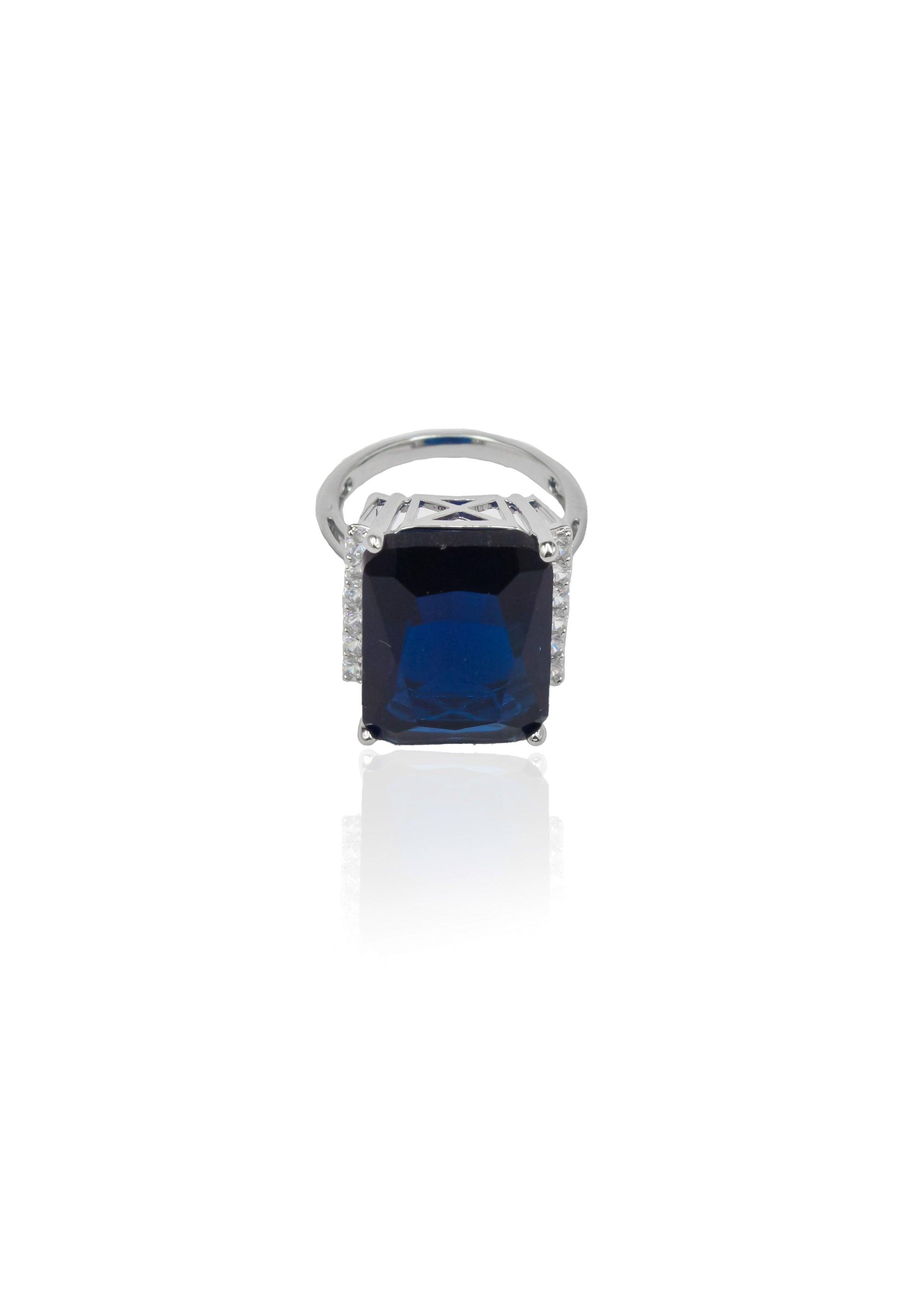 Emerald Cut Cocktail Ring - Zevar King