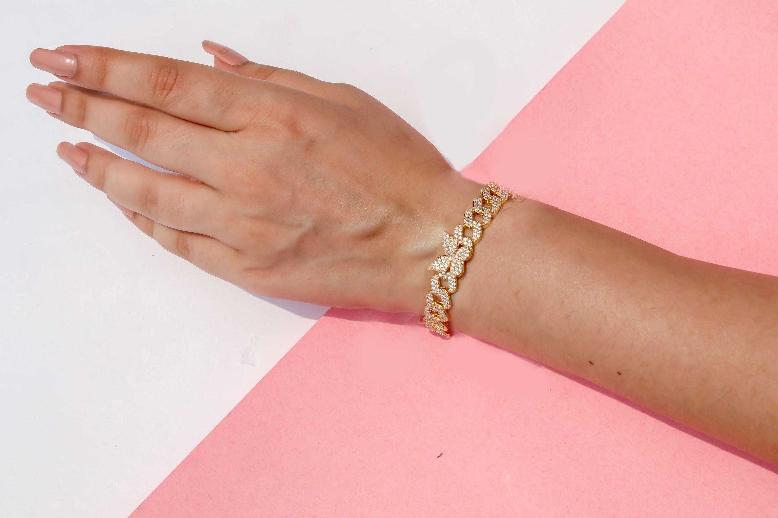 Butterfly Link Cuff Bracelet - Zevar King