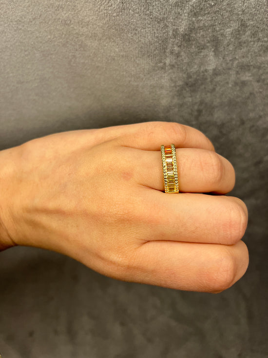Sapphire CZ Band Rings