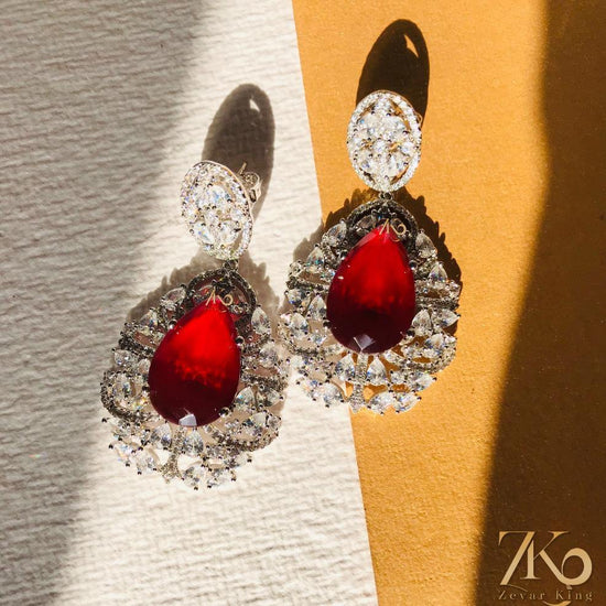 American Diamond Earring - Zevar King