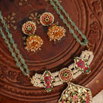 Noor Long Necklace Set - Zevar King