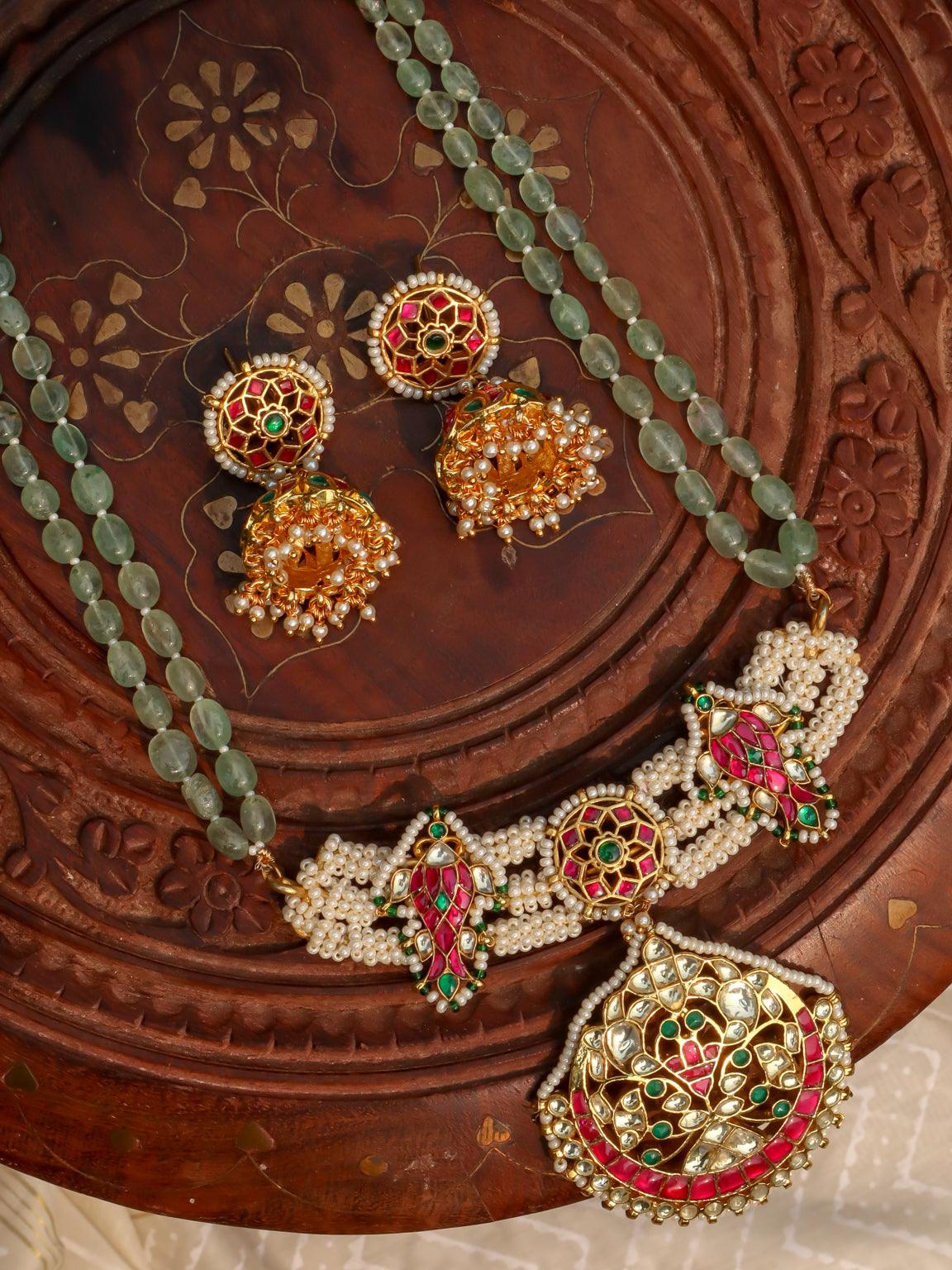 Noor Long Necklace Set - Zevar King