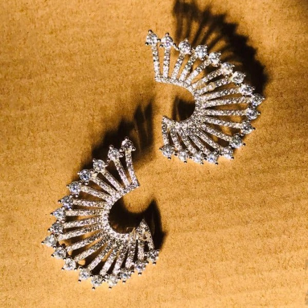 American Diamond Earring - Zevar King