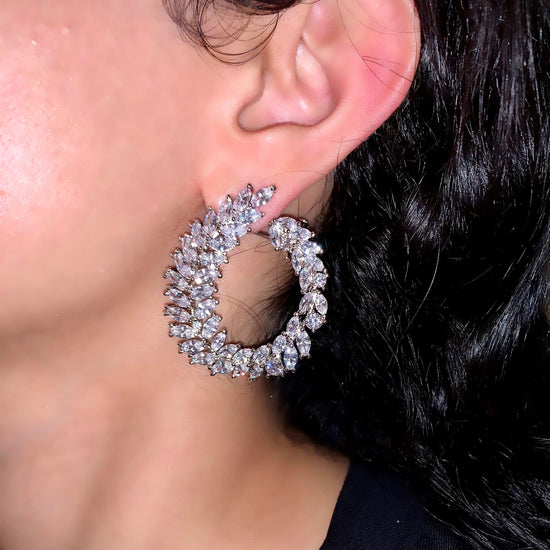 American Diamond Earrings - Zevar King
