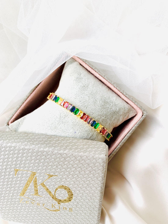 Colour Crush Multi Sapphire Bracelet - Zevar King