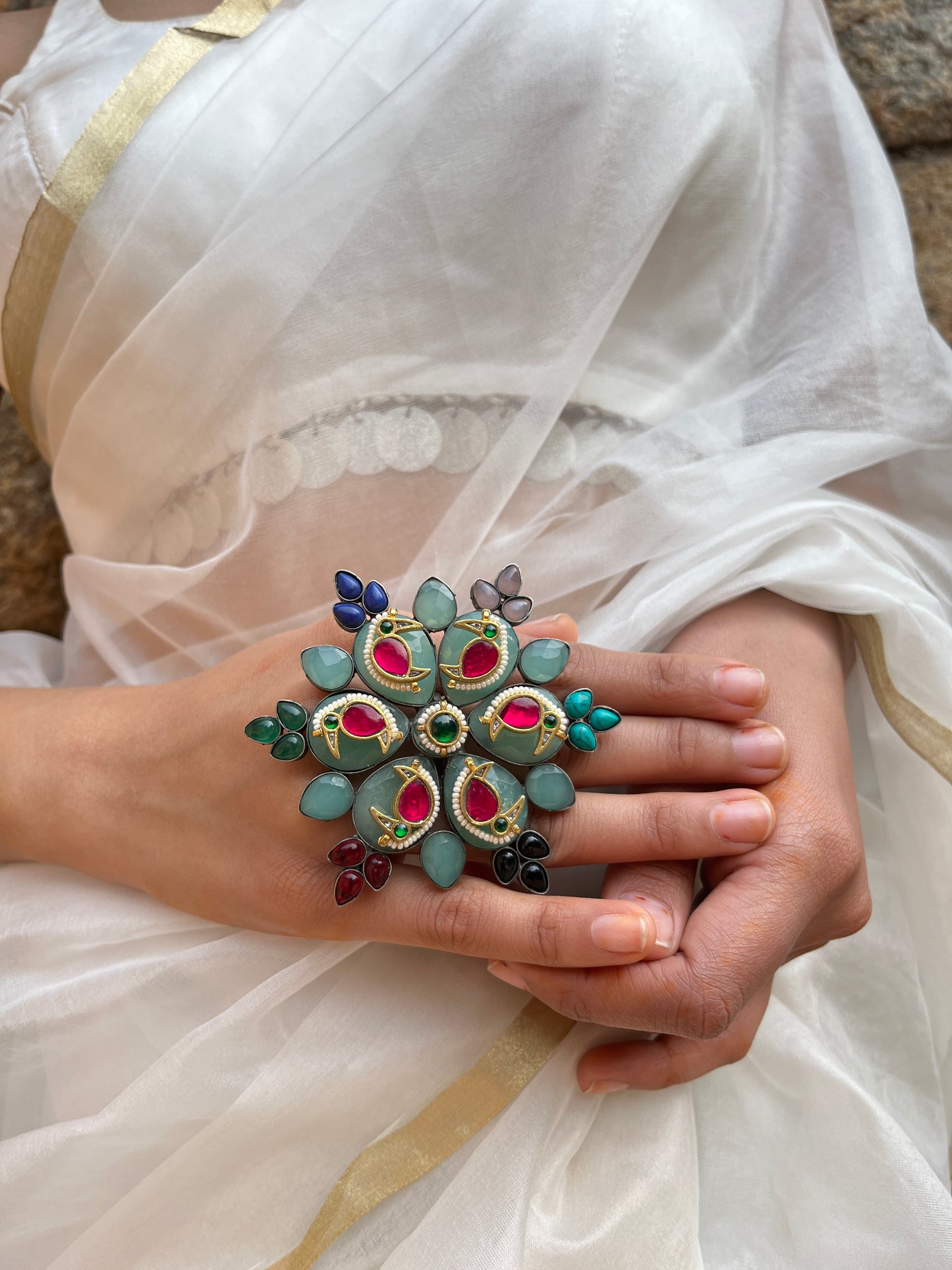 Petals of Peacock Ring