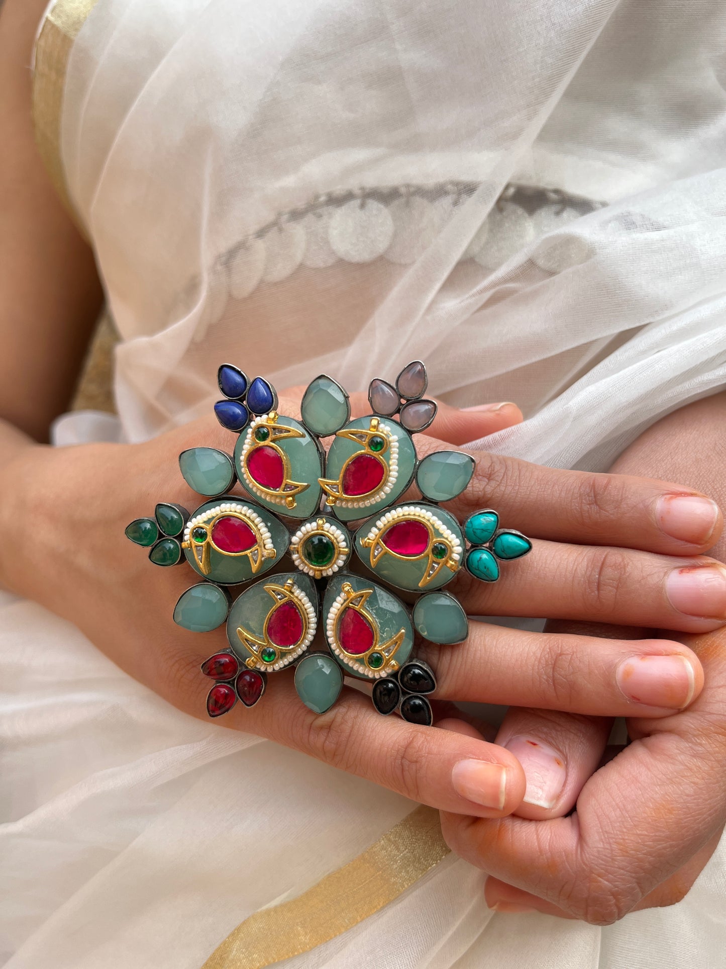 Petals of Peacock Ring