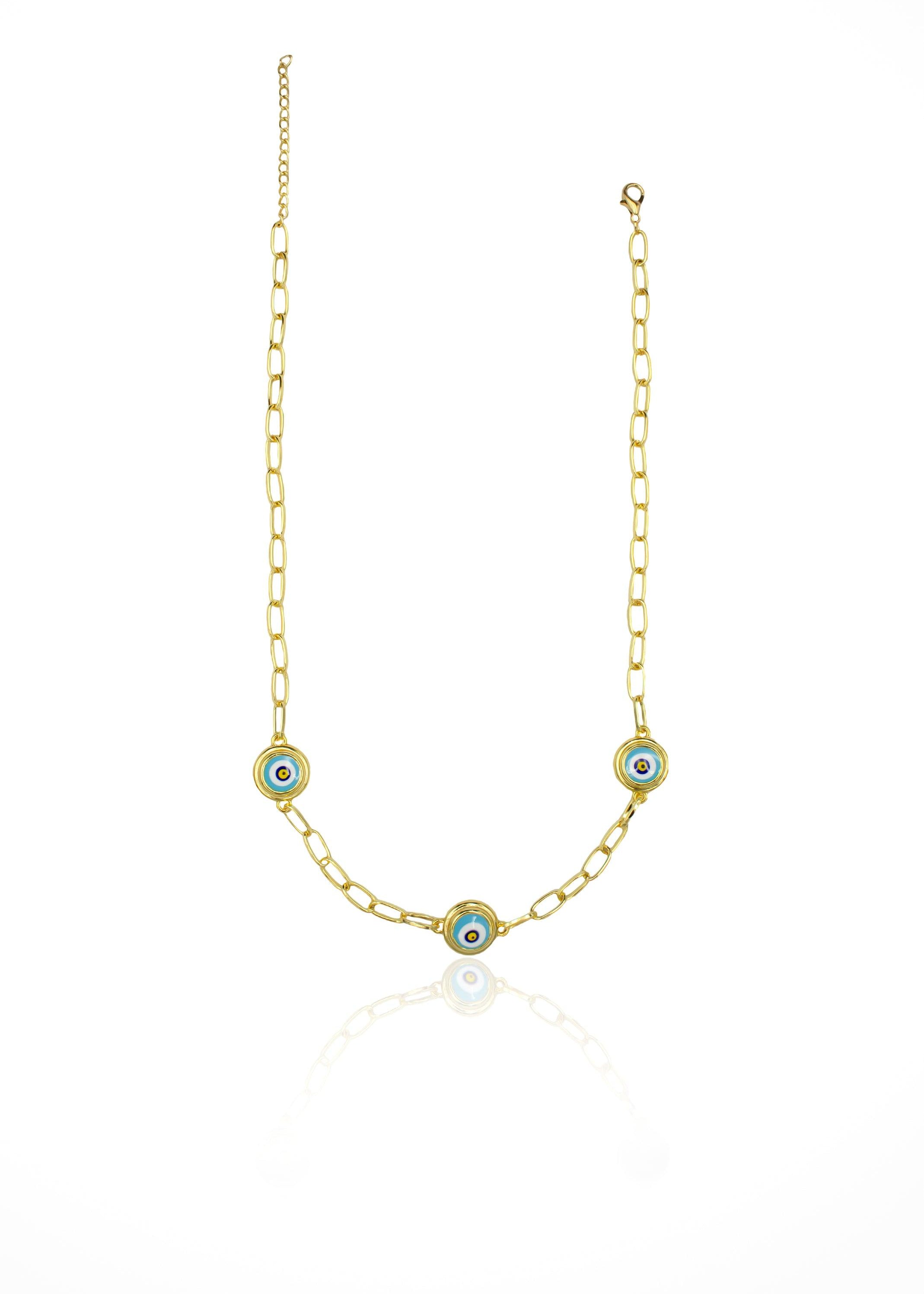 Triple Eye Drop Necklace - Zevar King