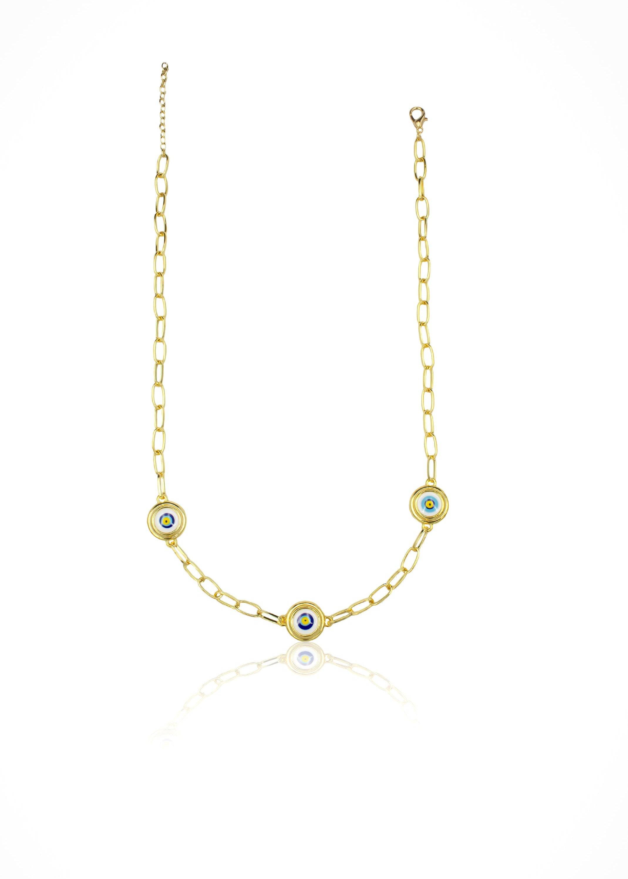 Triple Eye Drop Necklace - Zevar King