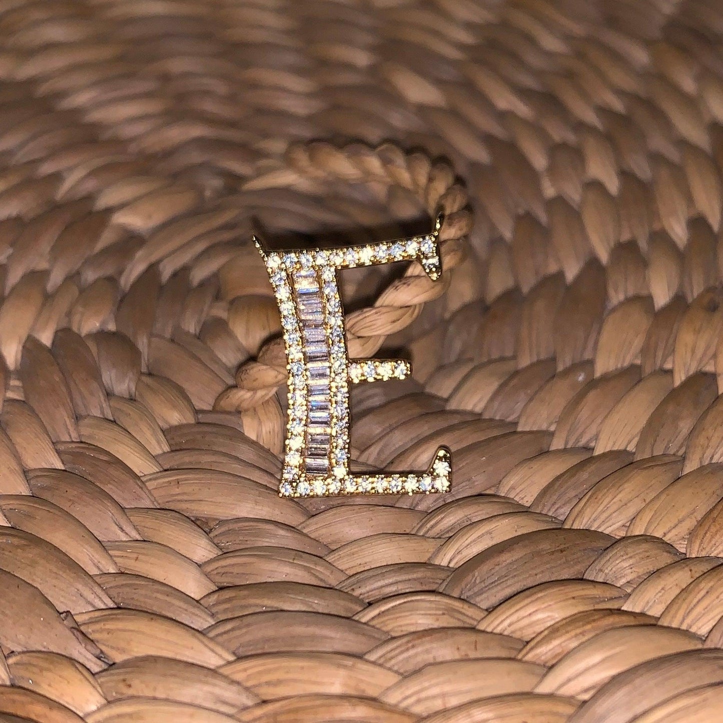 Initial Necklace with Simple Golden Chain - Zevar King