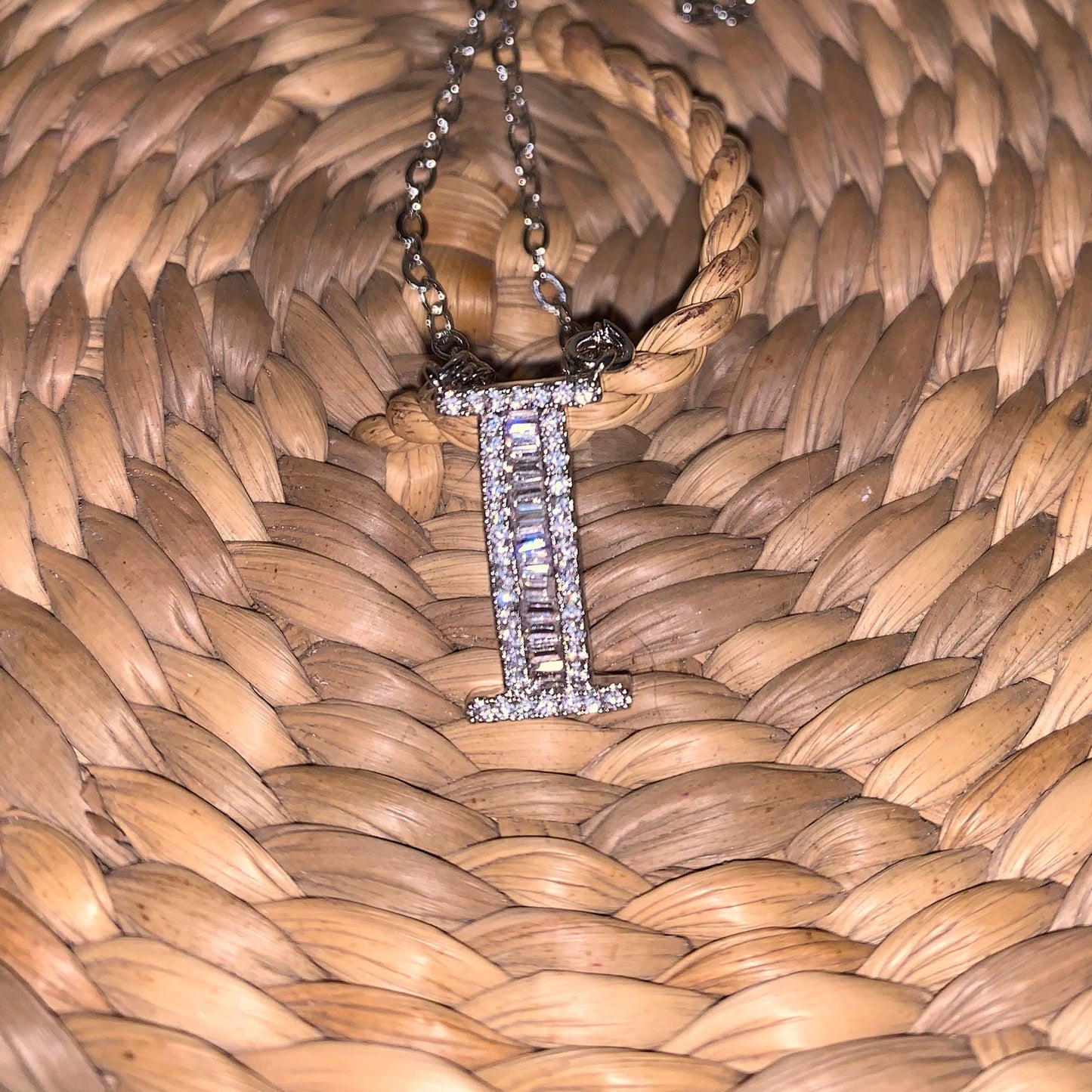 Silver Beget Initial Necklace - Zevar King