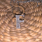 Silver Beget Initial Necklace - Zevar King