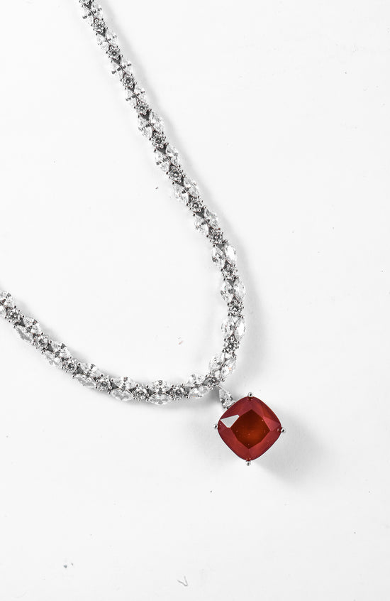Isadora Drop Diamanté Necklace