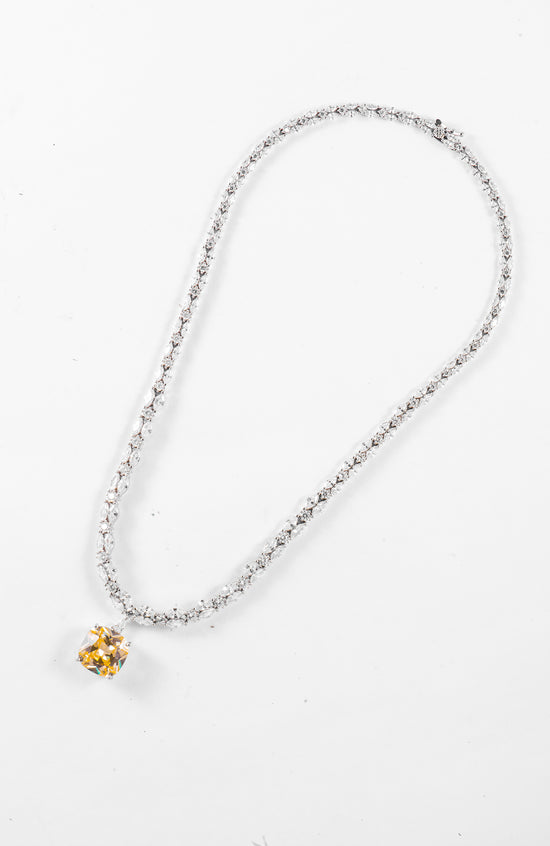 Isadora Drop Diamanté Necklace