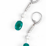 Margaret Oval Cut Diamanté Earrings