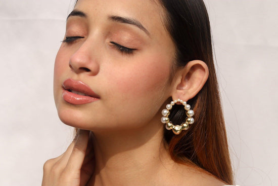 Pecan Pearl Earrings - Zevar King