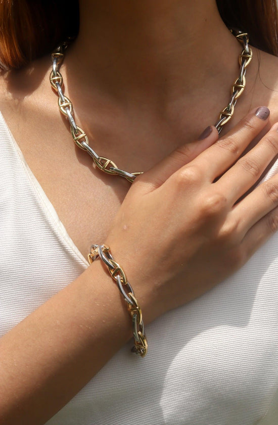 Selene Link Chain Necklace - Zevar King