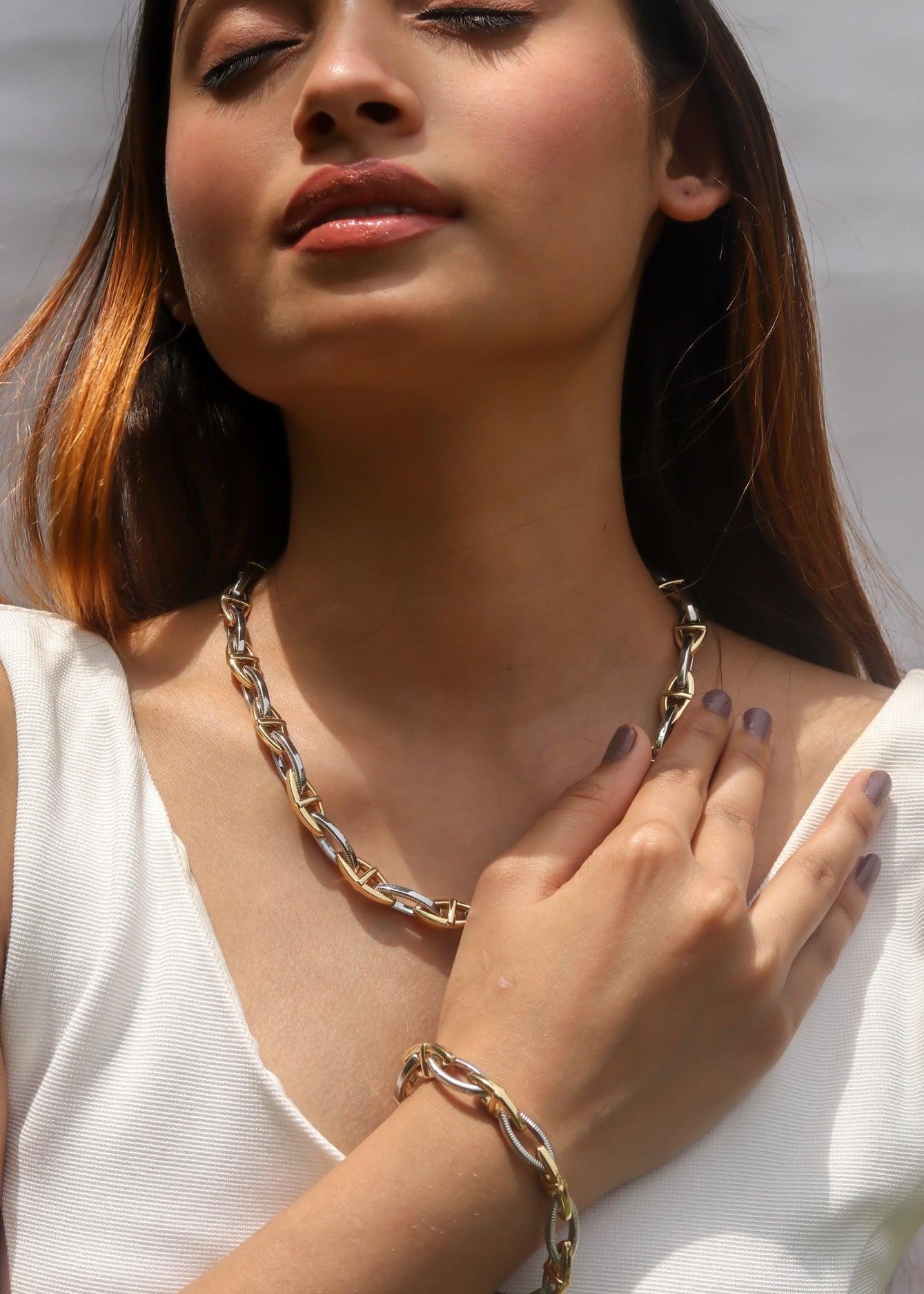 Selene Link Chain Necklace - Zevar King