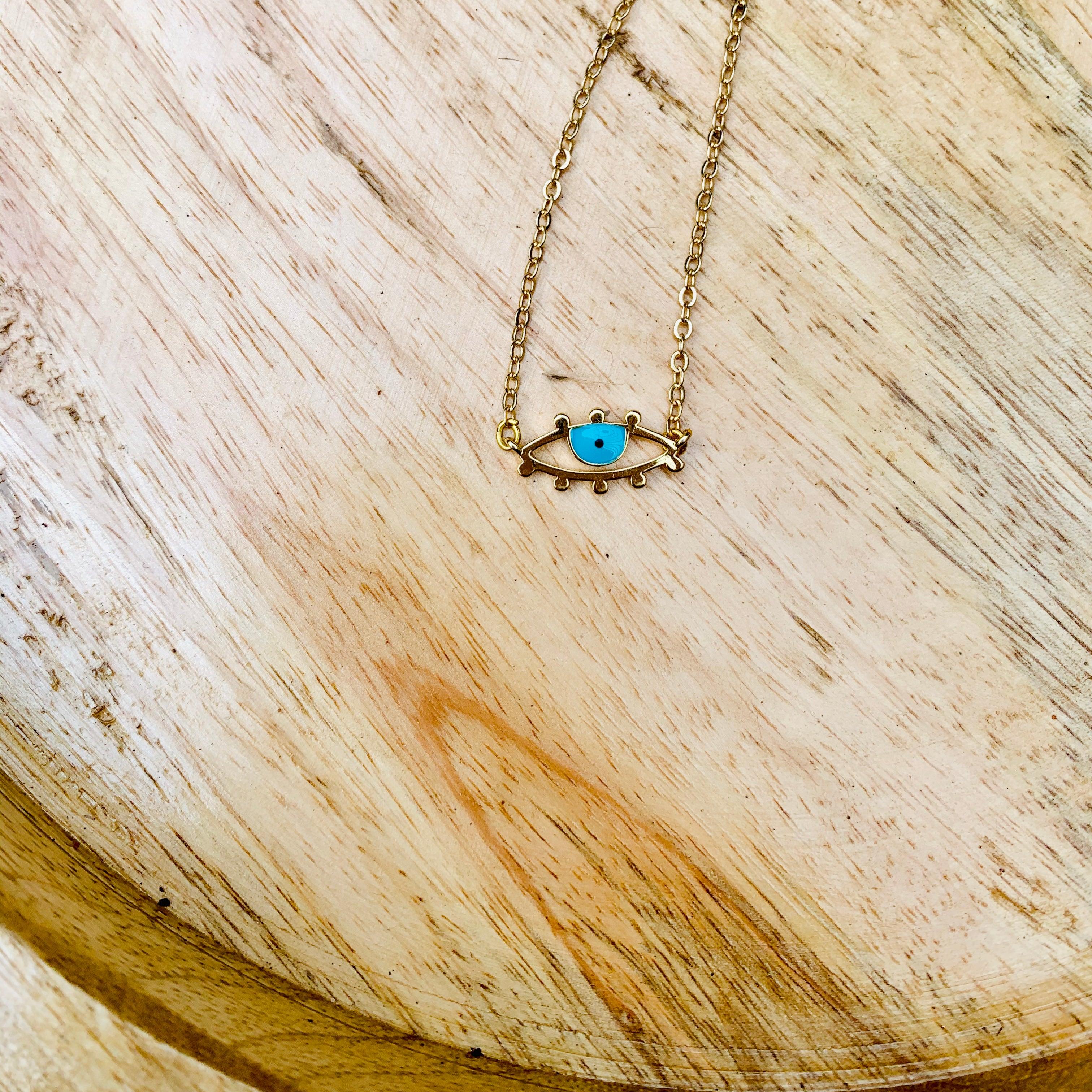 Small Eye Necklace - Zevar King