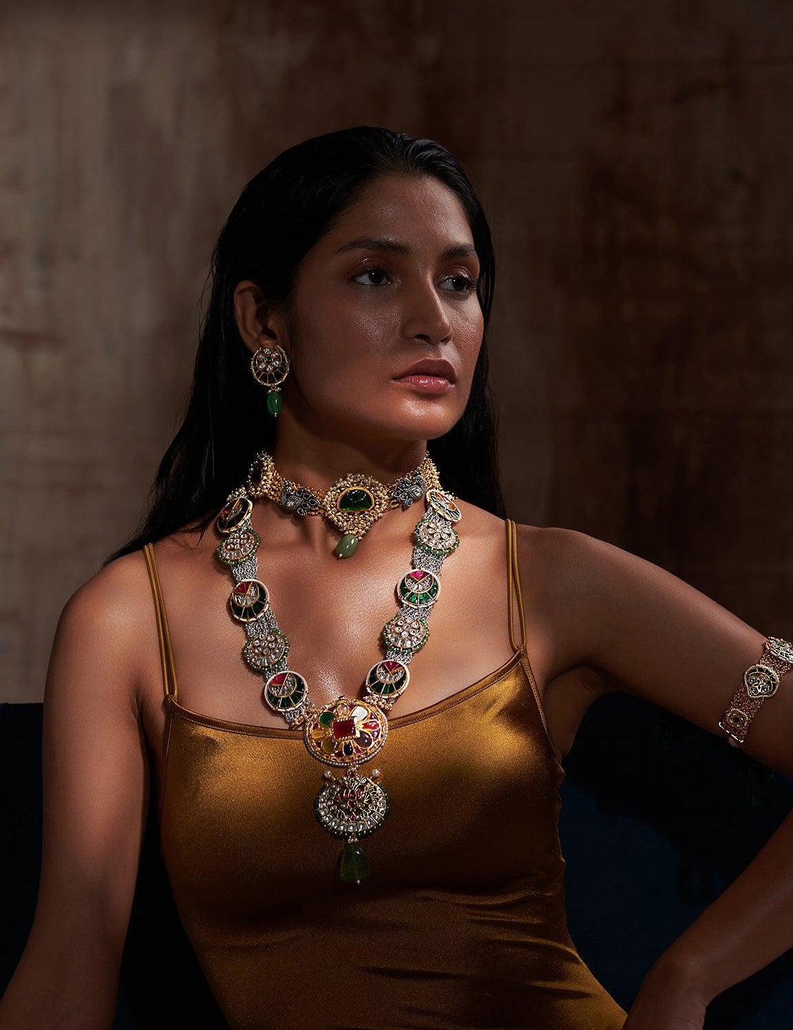 Maya Rani Haar Set (Long Necklace Set) - Zevar King