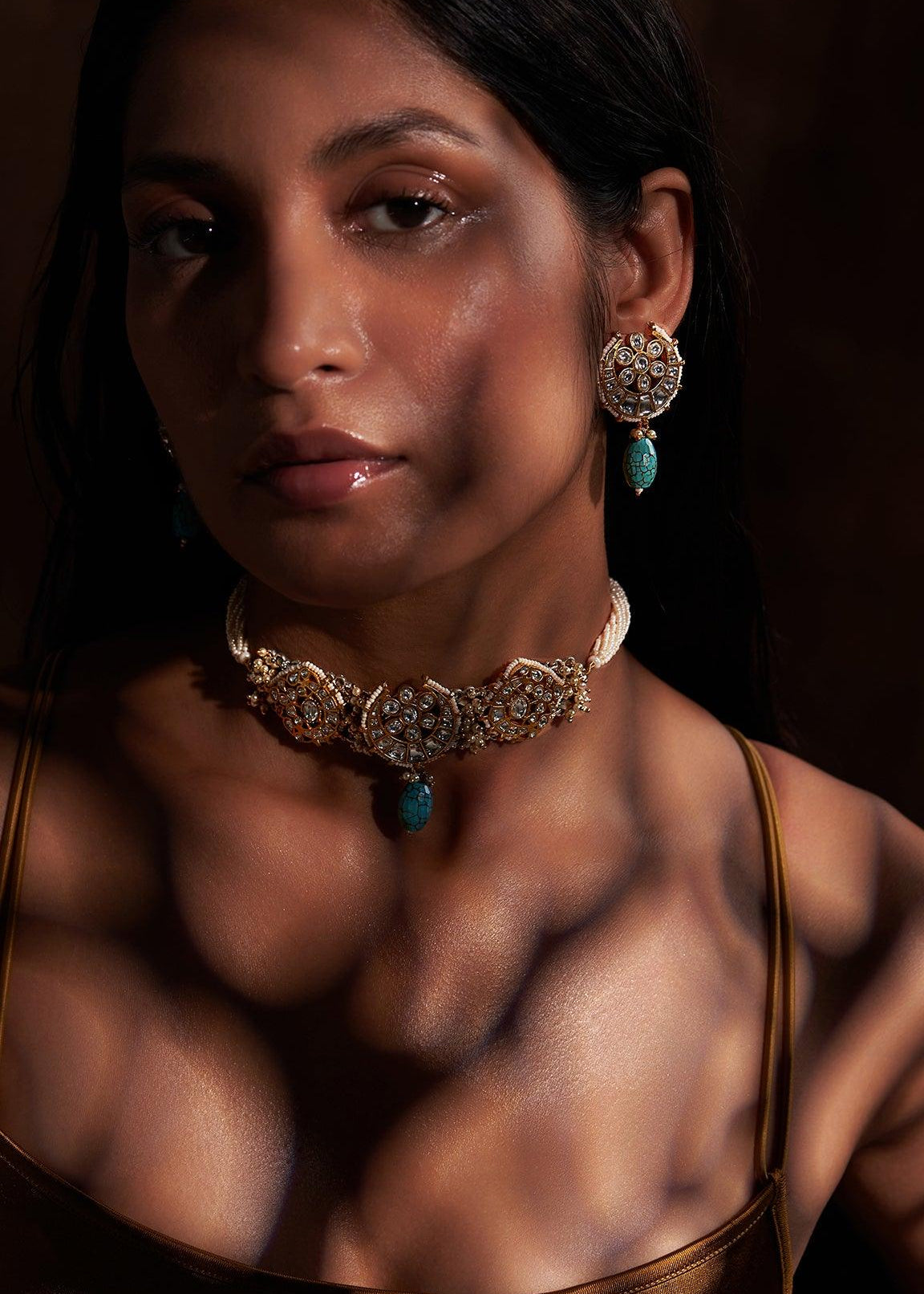Neelam Choker Set - Zevar King