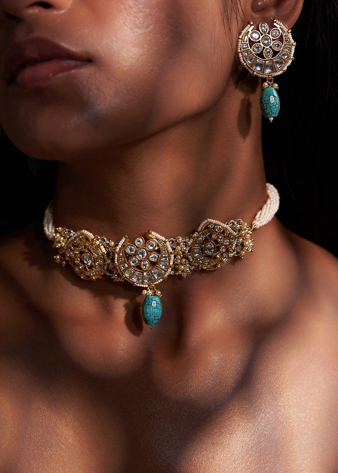 Neelam Choker Set - Zevar King