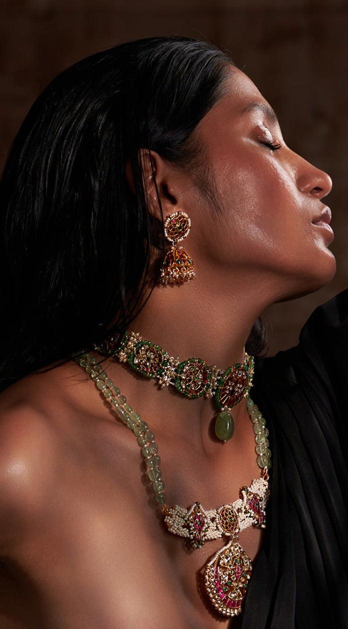 Noor Long Necklace Set - Zevar King