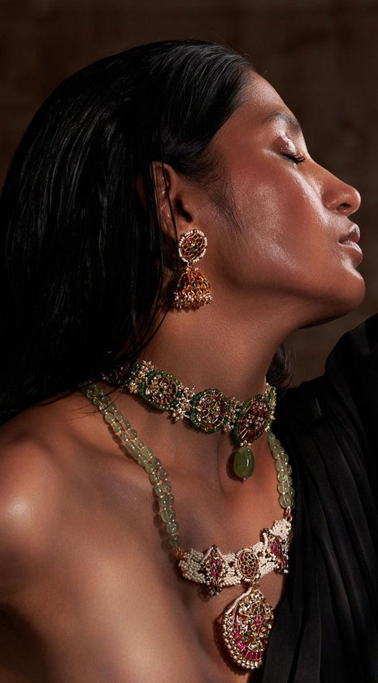 Noor Long Necklace Set - Zevar King