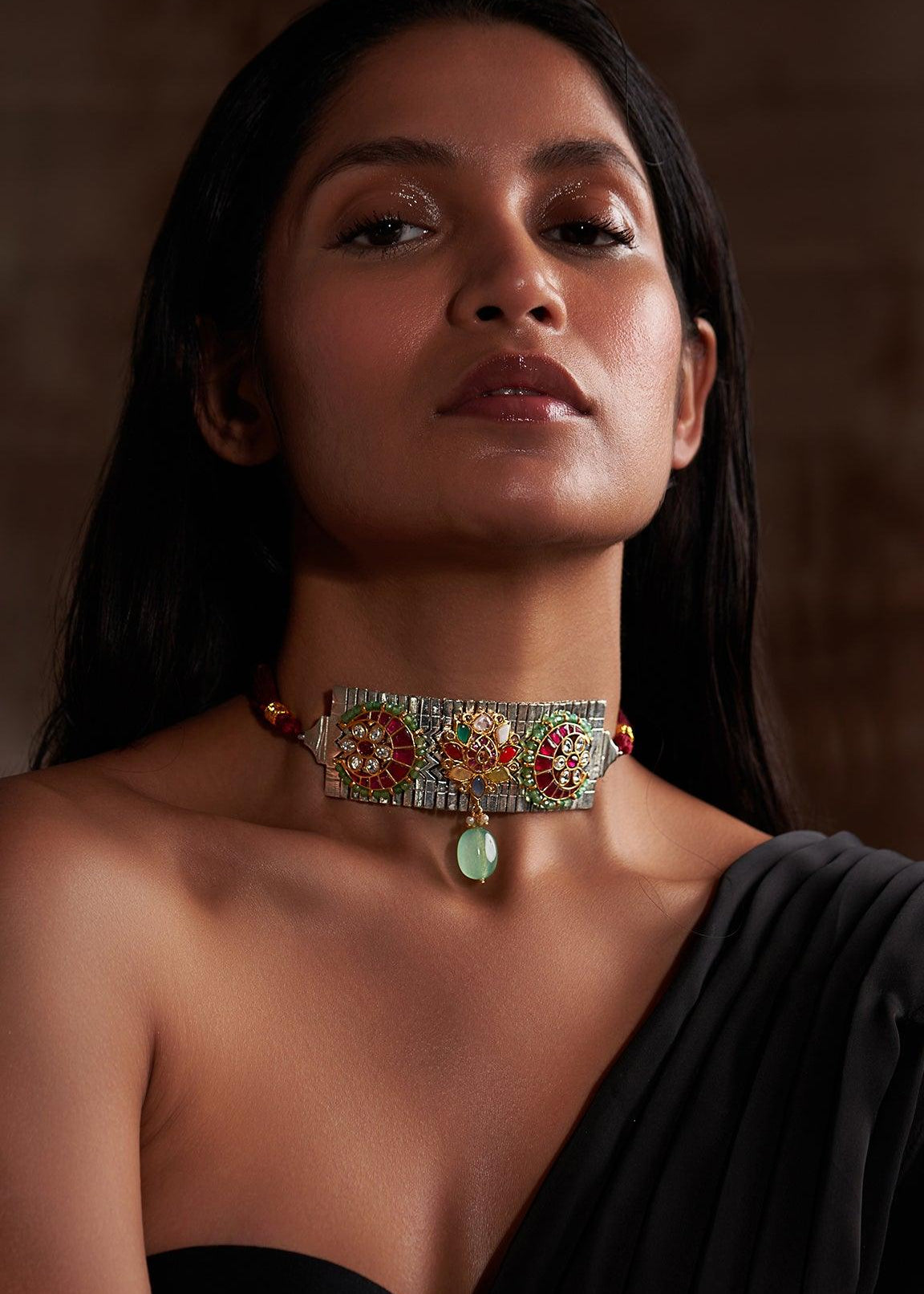 Ghazal Choker Set - Zevar King