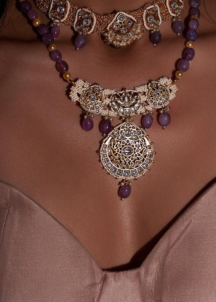 Meher Long Necklace Set - Zevar King