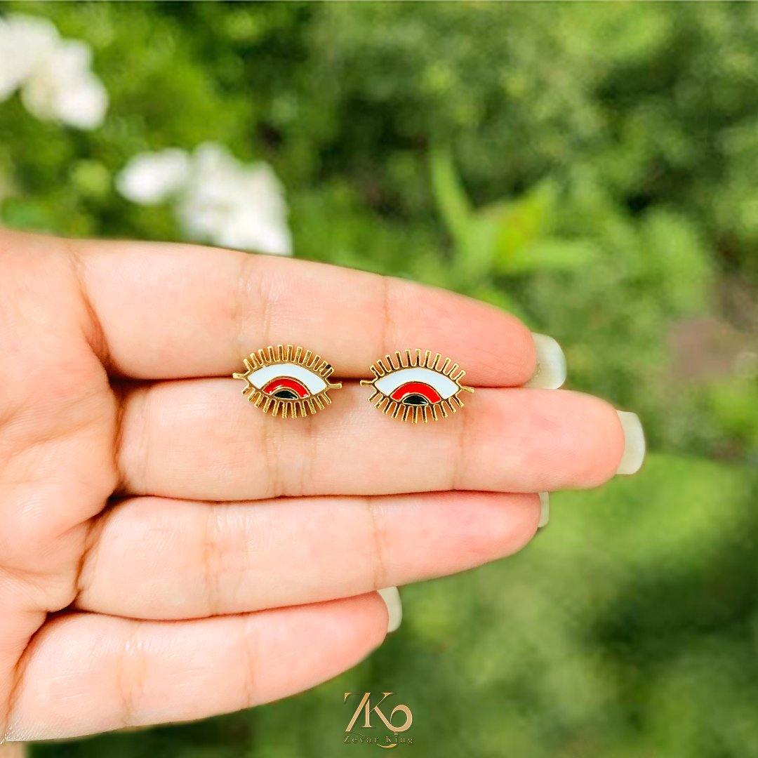 Evil Eye Studs / Earrings - Zevar King