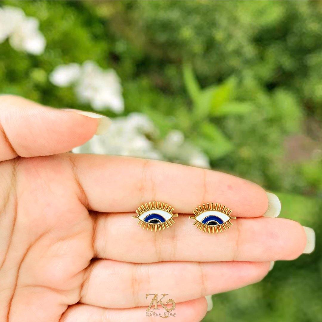 Evil Eye Studs / Earrings - Zevar King