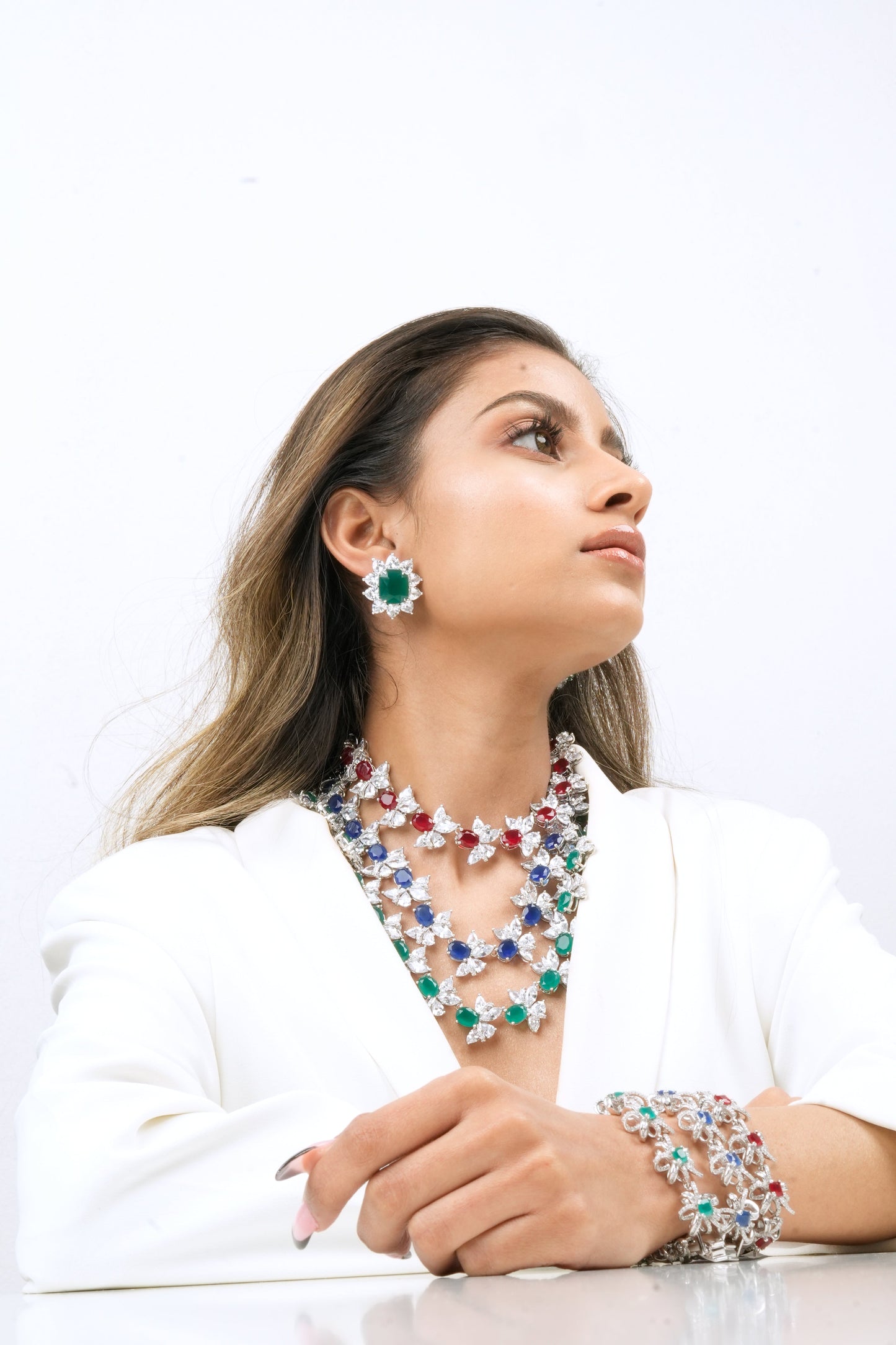 Diamanté Neckline
